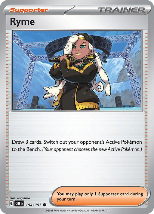 Pokemon Ryme 194/197 SV03: Obsidian Flames Reverse Holo - EternaCards