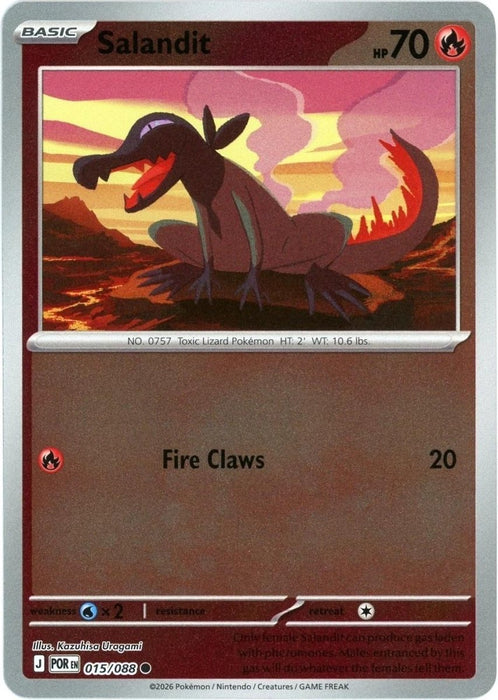 Pokemon Salandit 015/088 ME03: Perfect Order Normal - Eterna Cards