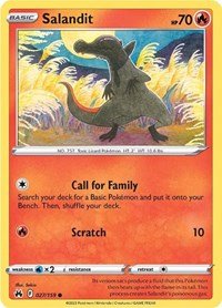 Pokemon Salandit 027/159 SWSH: Crown Zenith Normal - EternaCards