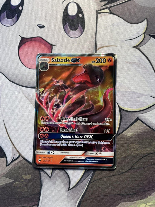 Pokemon - Salazzle GX 25/147 - Burning Shadows - Ultra Rare - EternaCards