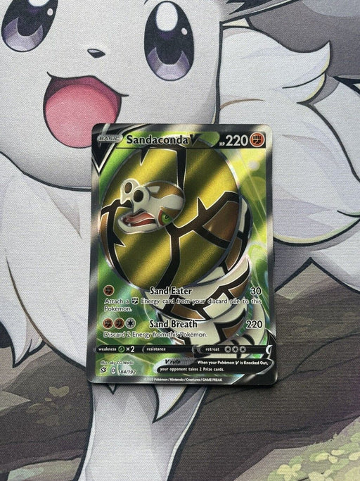 Pokemon - Sandaconda V - 184/192 - SWSH Rebel Clash - Full Art - EternaCards