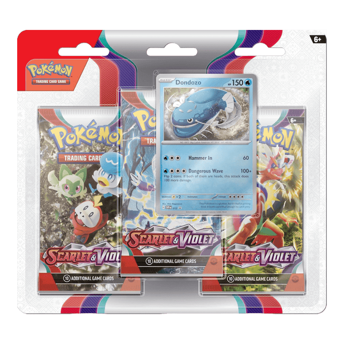 Pokemon Scarlet & Violet Base Set 3 - Pack Blister (Dondozo) - EternaCards