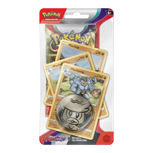 Pokemon Scarlet & Violet Base Set Premium Checklane Blister (Machamp) - EternaCards