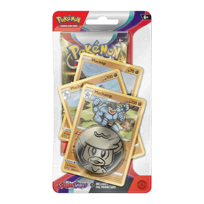 Pokemon Scarlet & Violet Base Set Premium Checklane Blister (Machamp) - EternaCards