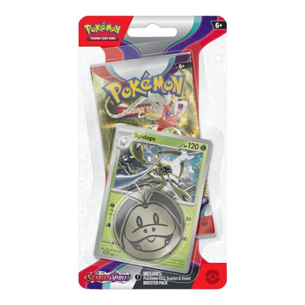Pokemon Scarlet & Violet Base Set Premium Checklane Blister (Spidops) - EternaCards