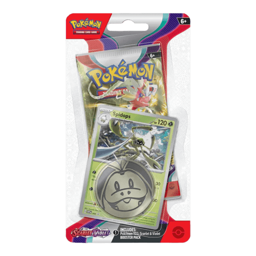 Pokemon Scarlet & Violet Base Set Premium Checklane Blister (Spidops) - EternaCards