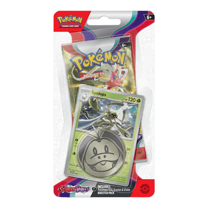 Pokemon Scarlet & Violet Base Set Premium Checklane Blister (Spidops) - EternaCards