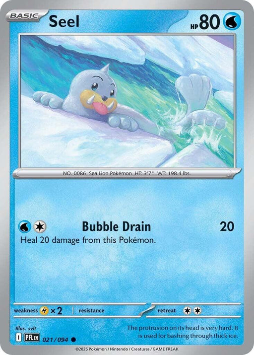Pokemon Seel 021/094 ME02: Phantasmal Flames Reverse Holo - EternaCards