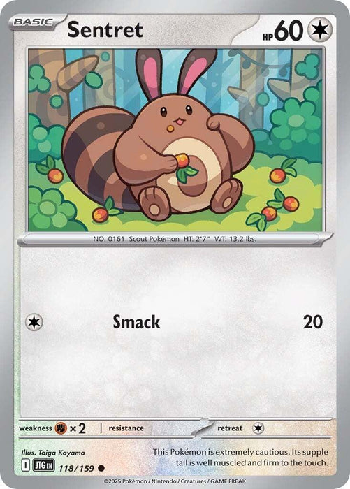 Pokemon Sentret 118/159 SV09: Journey Together Normal - Eterna Cards