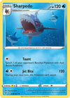 Pokemon Sharpedo 036/203 SWSH07: Evolving Skies Reverse Holo