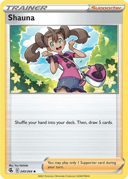 Pokemon Shauna 240/264 SWSH08: Fusion Strike Reverse Holo - EternaCards