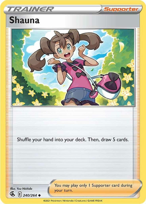 Pokemon Shauna 240/264 SWSH08: Fusion Strike Reverse Holo - EternaCards