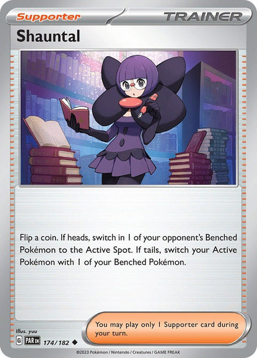 Pokemon Shauntal 174/182 SV04: Paradox Rift Reverse Holo - EternaCards