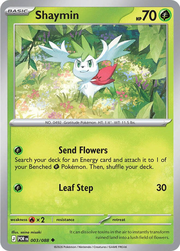 Pokemon Shaymin 003/088 ME03: Perfect Order Normal