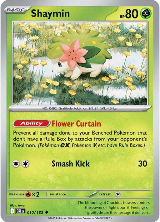 Pokemon Shaymin - 010/182 010/182 SV10: Destined Rivals Normal - EternaCards