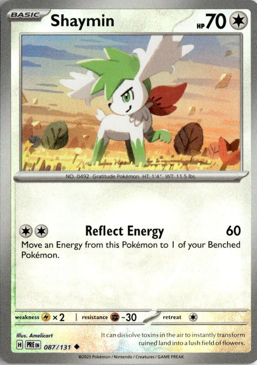 Pokemon Shaymin 087/131 SV: Prismatic Evolutions Normal - Eterna Cards