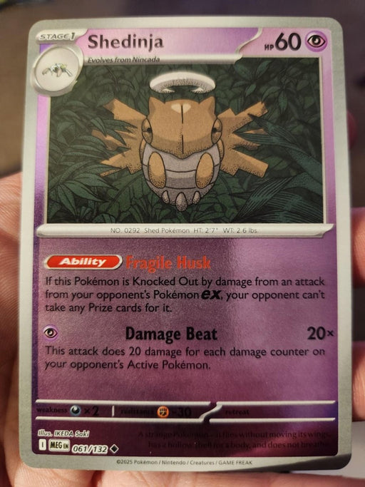 Pokemon Shedinja - 061/132 ME01: Mega Evolution Normal - Eterna Cards