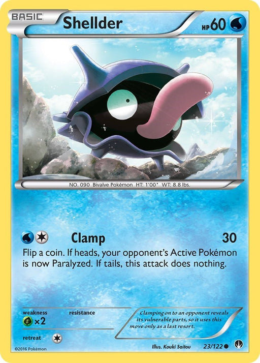 Pokemon Shellder (23) 23/122 XY - BREAKpoint Normal - EternaCards