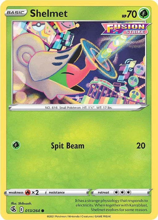 Pokemon Shelmet 013/264 SWSH08: Fusion Strike Normal - EternaCards