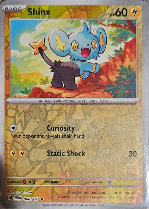 Pokemon Shinx 066/167 SV06: Twilight Masquerade Normal - Eterna Cards