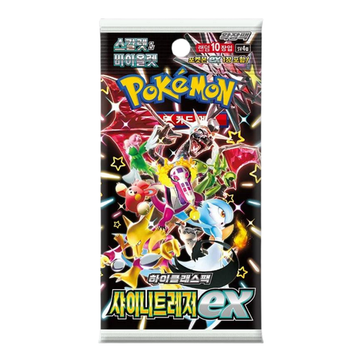 Pokemon Shiny Treasure Ex Korean Booster Pack (SV4A) - EternaCards