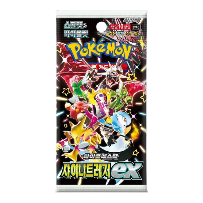 Pokemon Shiny Treasure Ex Korean Booster Pack (SV4A) - EternaCards