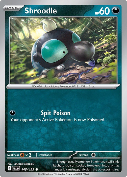 Pokemon Shroodle - 145/193 145/193 SV02: Paldea Evolved Normal - EternaCards