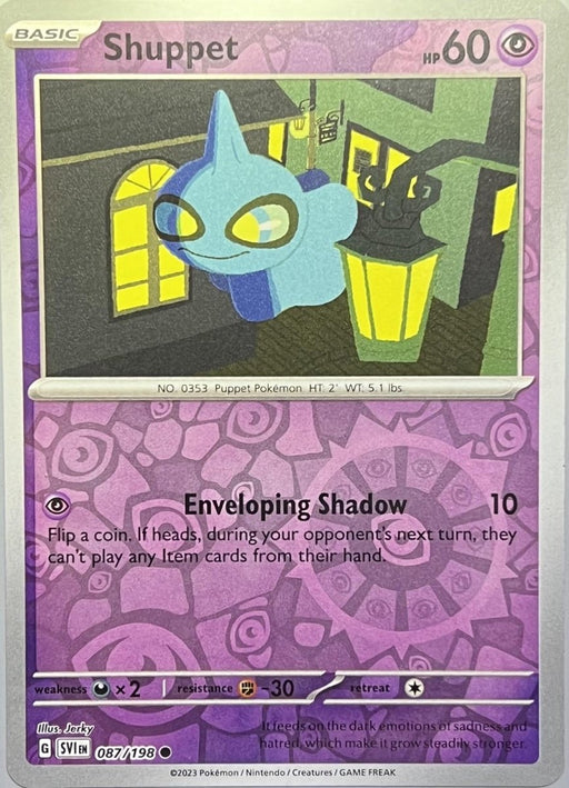 Pokemon Shuppet 087/198 SV01: Scarlet & Violet Base Set Normal - Eterna Cards