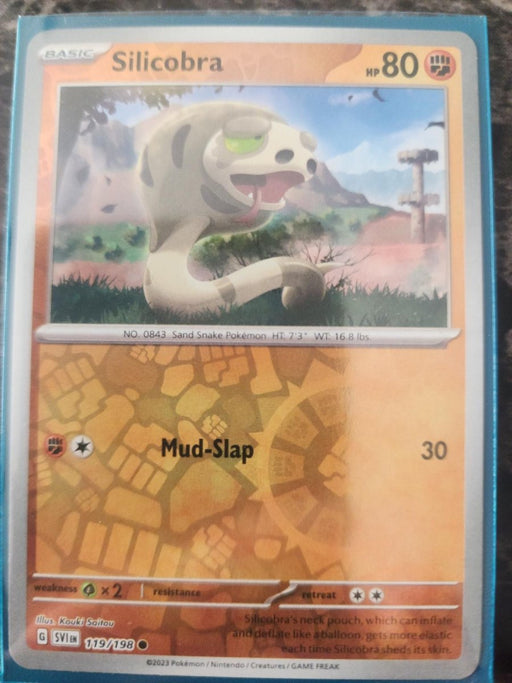 Pokemon Silicobra 119/198 SV01: Scarlet & Violet Base Set Normal - Eterna Cards