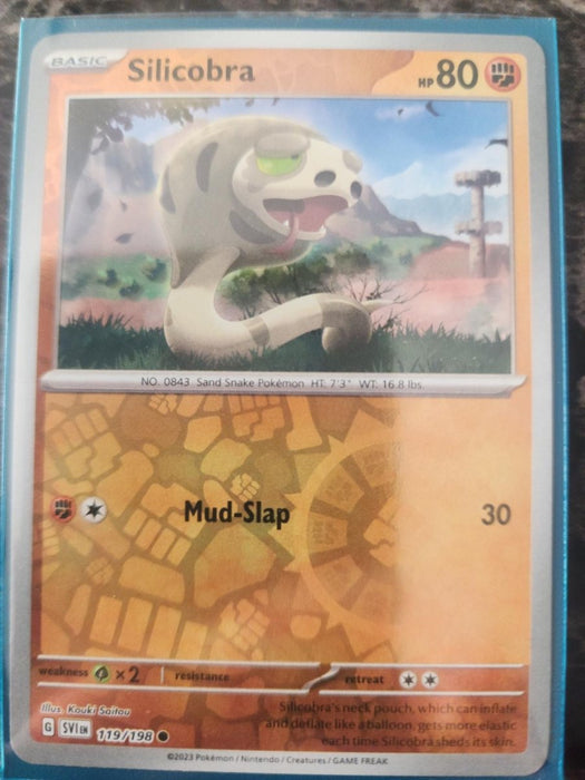 Pokemon Silicobra 119/198 SV01: Scarlet & Violet Base Set Normal - Eterna Cards
