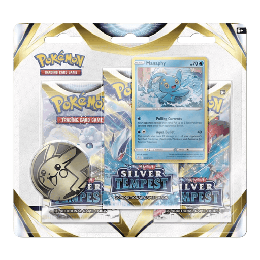 Pokemon Silver Tempest 3 - Pack Blister (Manaphy) - EternaCards