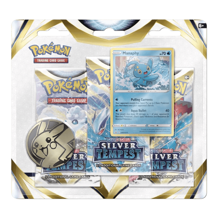 Pokemon Silver Tempest 3 - Pack Blister (Manaphy) - EternaCards