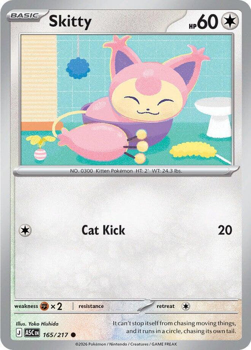 Pokemon Skitty 165/217 ME: Ascended Heroes Normal - EternaCards