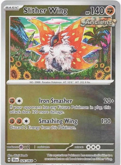 Pokemon Slither Wing 026/064 SV: Shrouded Fable Normal - Eterna Cards