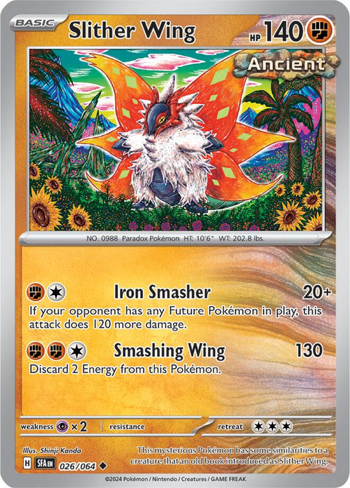 Pokemon Slither Wing 026/064 SV: Shrouded Fable Reverse Holo - EternaCards
