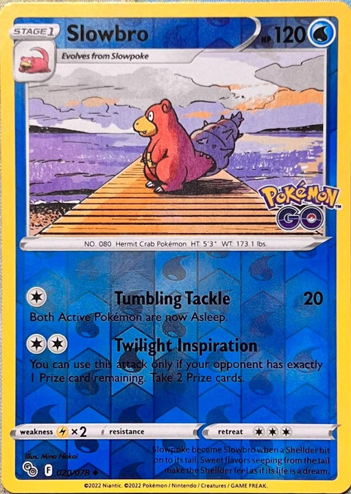 Pokemon Slowbro 020/078 Pokemon GO Normal - Eterna Cards