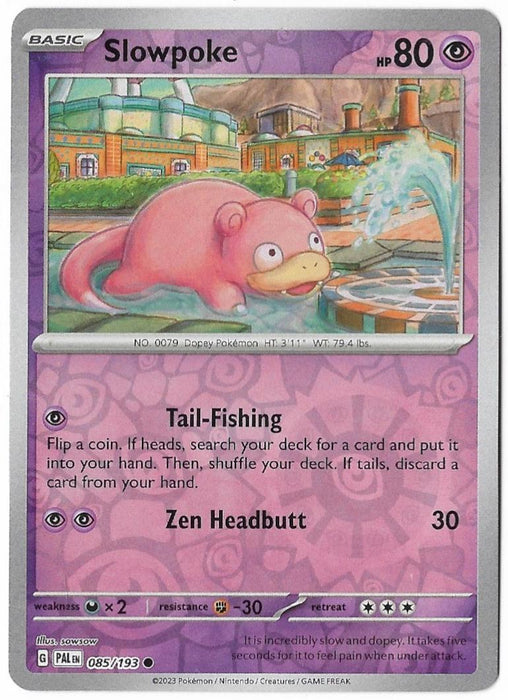 Pokemon Slowpoke 085/193 SV02: Paldea Evolved Normal - Eterna Cards