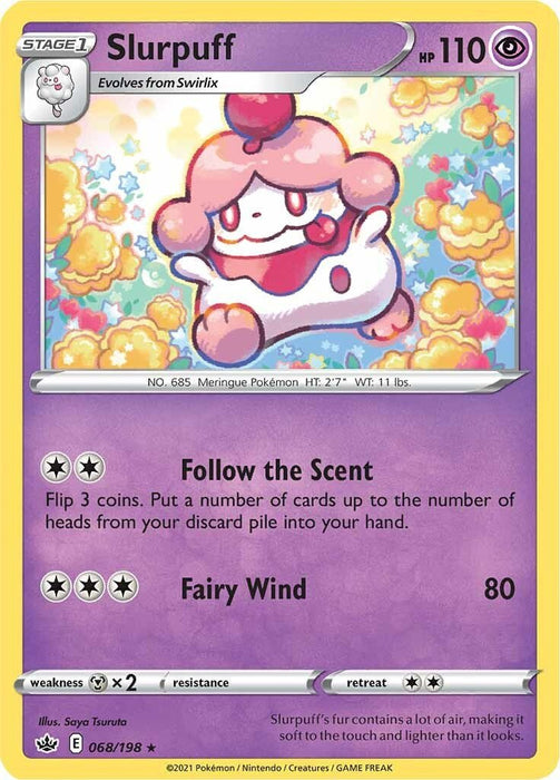 Pokemon Slurpuff 068/198 SWSH06: Chilling Reign Normal - Eterna Cards