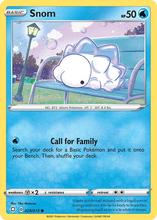 Pokemon Snom 029/072 Shining Fates Reverse Holo - EternaCards