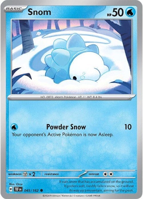 Pokemon Snom - 045/162 045/162 SV05: Temporal Forces Normal - EternaCards