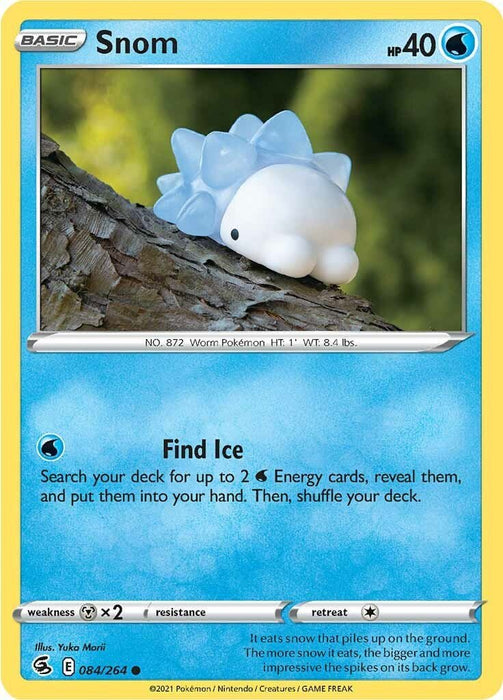 Pokemon Snom 084/264 SWSH08: Fusion Strike Normal - EternaCards