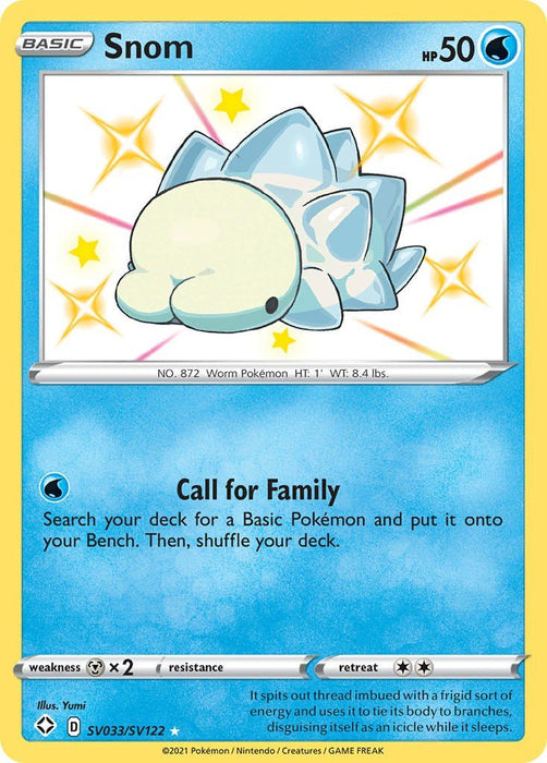 Pokemon Snom SV033/SV122 Shining Fates: Shiny Vault Holo - EternaCards