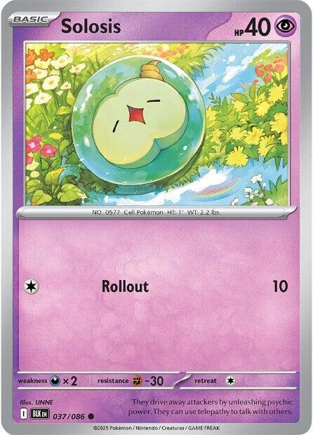 Pokemon Solosis 037/086 SV: Black Bolt Reverse Holo - EternaCards