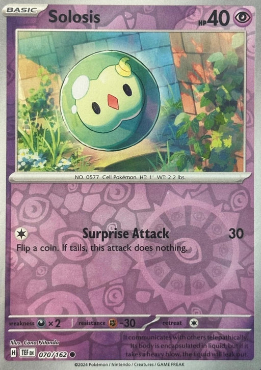 Pokemon Solosis 070/162 SV05: Temporal Forces Normal - Eterna Cards