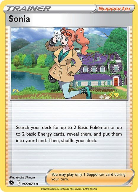 Pokemon Sonia 65/73 Champion's Path Reverse Holo - EternaCards