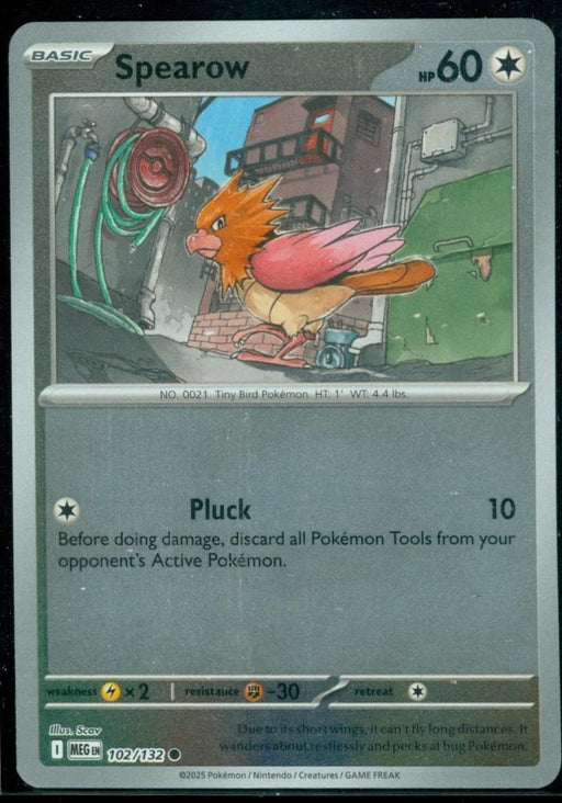Pokemon Spearow - 102/132 ME01: Mega Evolution Normal - Eterna Cards