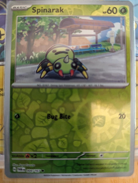 Pokemon Spinarak 004/167 SV06: Twilight Masquerade Normal - Eterna Cards