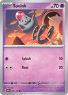 Pokemon Spoink 090/197 SV03: Obsidian Flames Normal