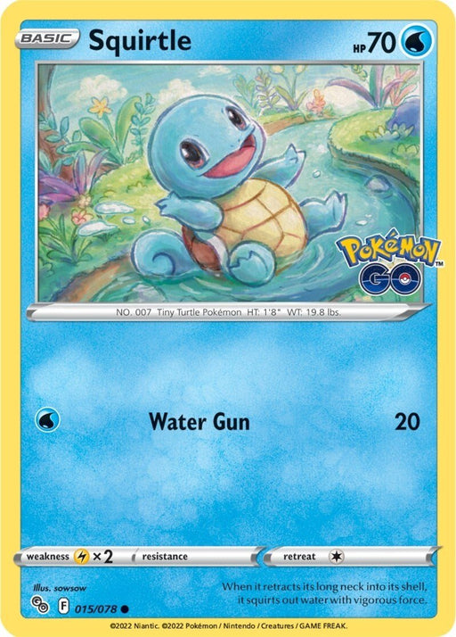 Pokemon Squirtle 015/078 Pokemon GO Normal - EternaCards