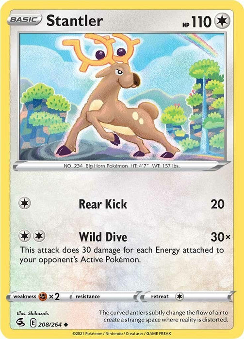 Pokemon Stantler 208/264 SWSH08: Fusion Strike Normal - EternaCards